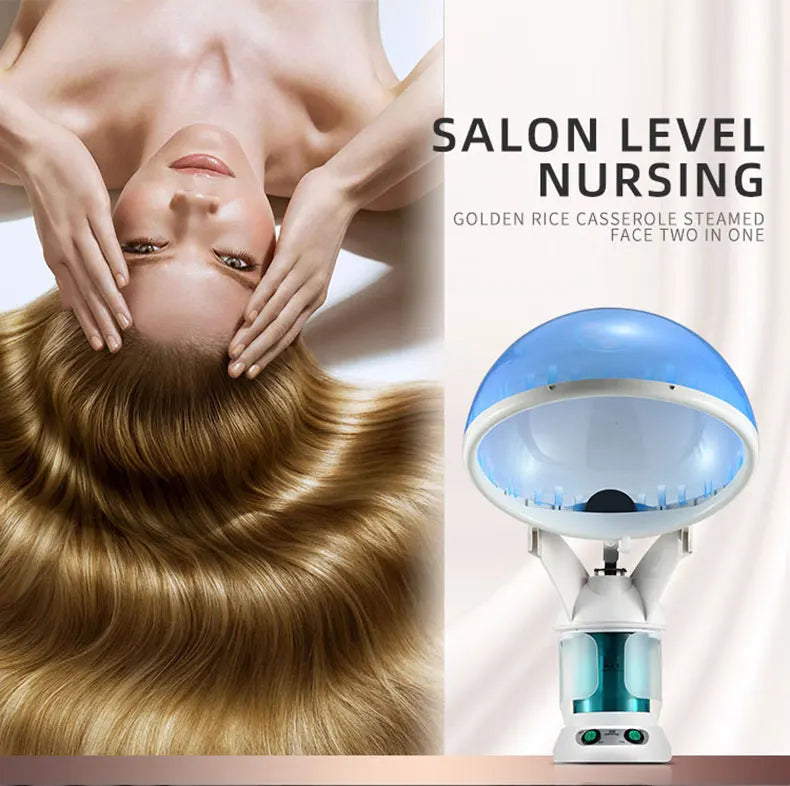 Face Hair Steamer Machine Humidifier Hot Nano Mist Sprayer Facial Ozone Vaporizer Hair Moisturizing Hydration Home Salon Steamer