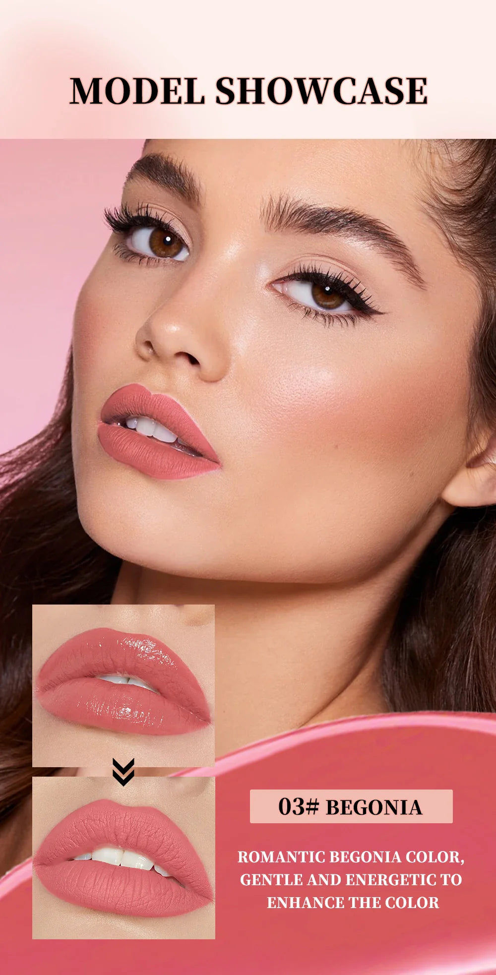 QIBEST 10 Colors Nude Matte Liquid Lipstick Waterproof Silky Lip Gloss Non-Stick Cup Lasting Purple Red Lip Tint Durable Makeup Lootquake LLC