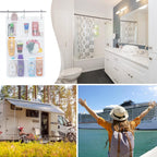 Hanging Storage Bag Mesh Shower Organizer Bathroom Storage Rack Home Organization Home Storage Organization Bathroom Accessories Lootquake LLC