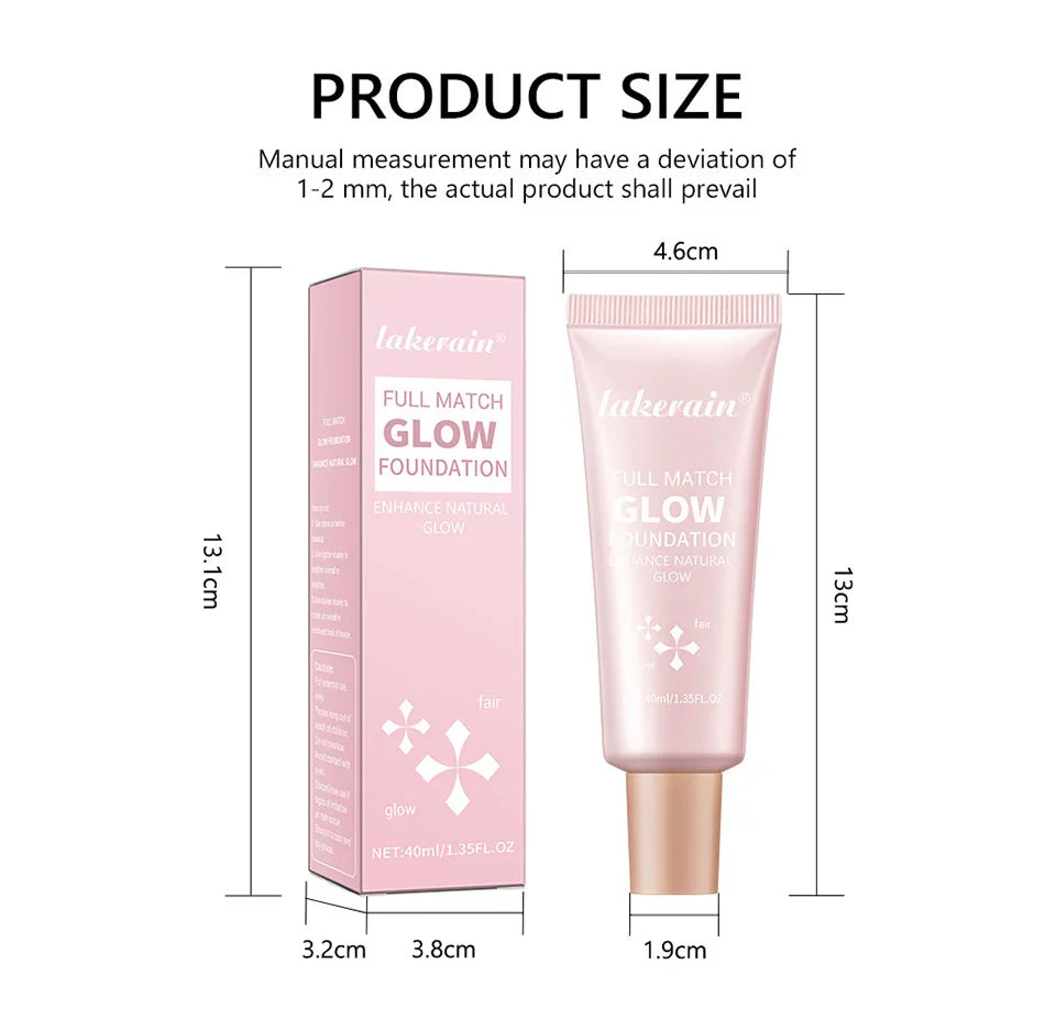 4 Colors Moisturizing Glow Foundation Liquid Long Lasting Natural Lightweight base Multi-purpose Illuminator Highlight Cream