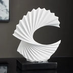 Decoration Sculpture Gold Modern Abstract Art Sculpture Resin Crafts Sculpture Ornaments Home Office Desk Decoration Accessories