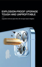 3D Camera Glass Protectors for iPhone 13 14 Pro Max 12 Mini XR HD Back Lens Protective Glass Film on iPhone 11 12 PRO MAX X XS Stevvex