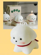 Burning 6h Cartoon 3D Cute White Puppy Candle Home Decor Candle Scented Candle Home Use Girl Aromatherapy Home Aromatic Candle Lootquake LLC