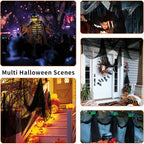 Halloween Decoration Black White Creepy Cloth Spooky Gauze Fabric Window Door Cover Scary Party Horror House Props Hallow Favors Lootquake LLC
