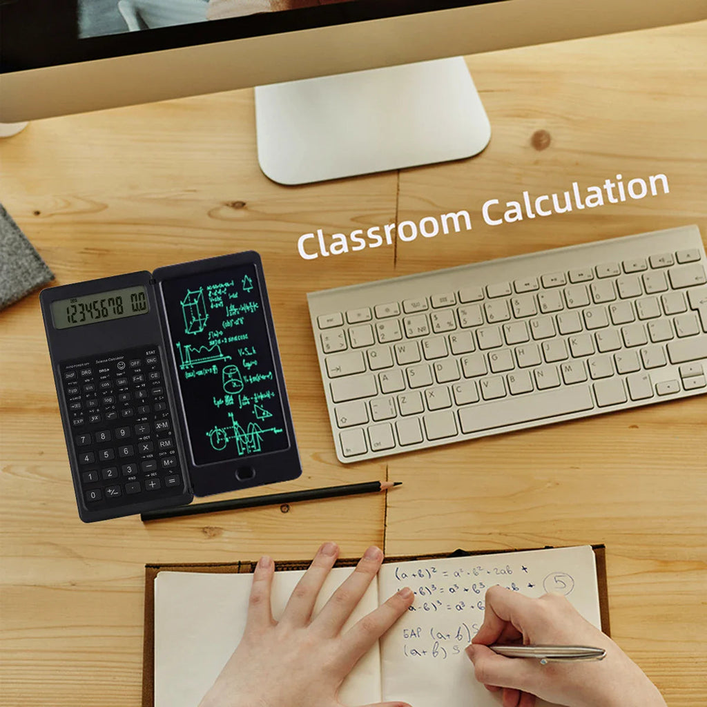 Portable Foldable  Calculator Small Scientific Calculating Machine 10 Digits Pocket Size Calculators Office Supplies Lootquake LLC