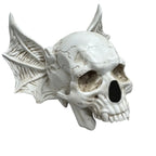 ‌Halloween Bat Skull Decor Spooky Gothic Home Decoration Unique Resin Handmade Craft Creepy Party Supplies Scary Shelf Display Lootquake LLC