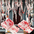 Haunted House Home Scene Decoration 3m/5m Halloween Bloody Gauze Bandage Warning Isolation Belt Horror Props For Halloween Party Lootquake LLC