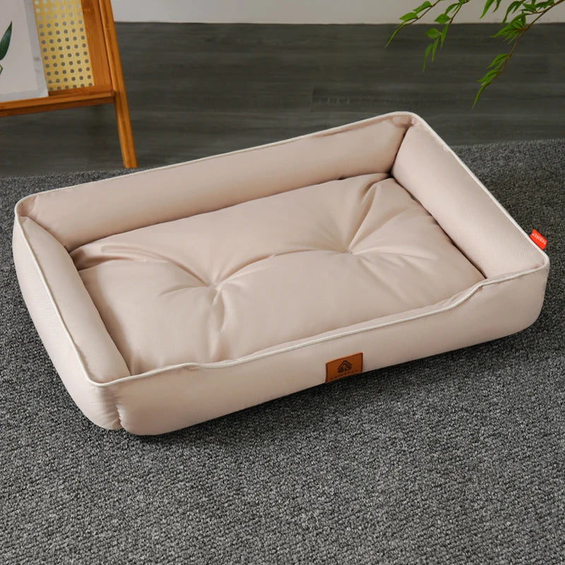 Waterproof Dog Bed 600D Oxford Pet Dogs Beds for All Seasons Thickened PP Cotton Filling Bite-resistant Pet Mat Dog Accessories Lootquake LLC