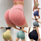 Summer new high waisted sports shorts for women, tight fitting elastic quick drying pants, gym push ups, cycling, jogging, fitness yoga pants