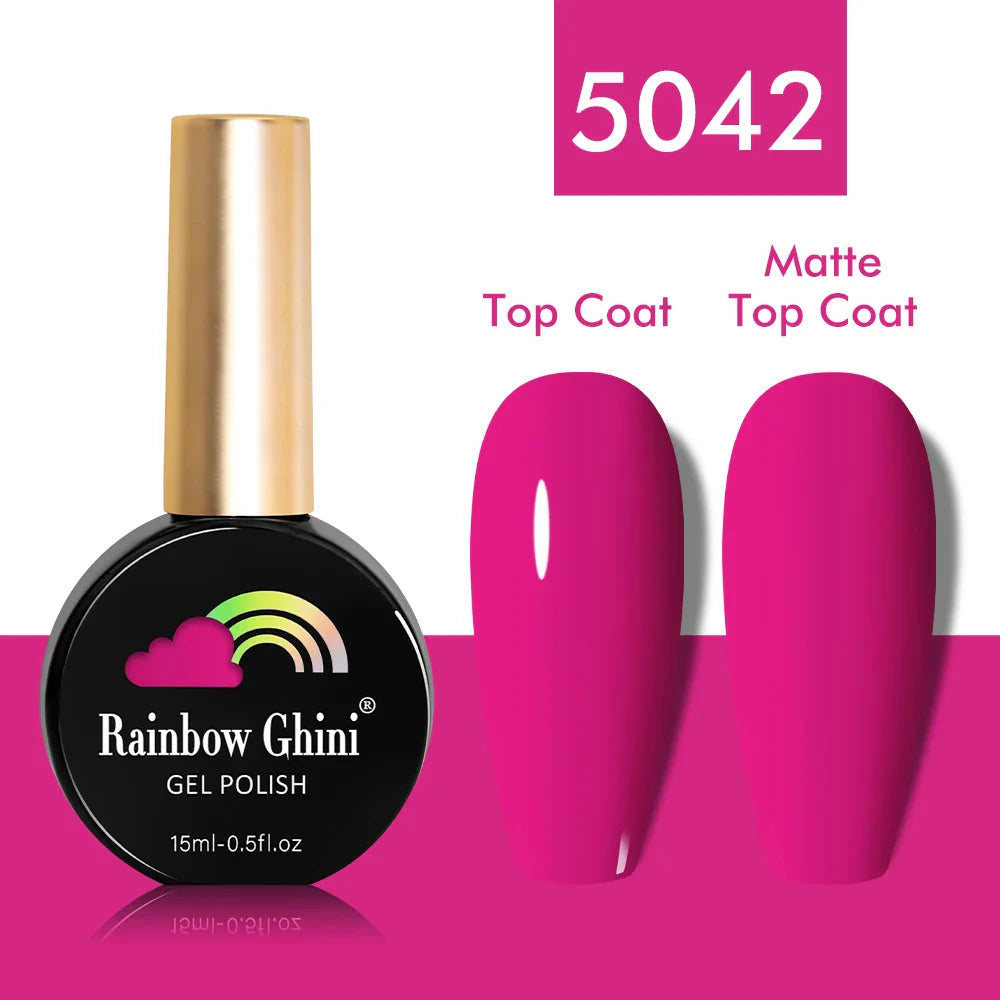 Rainbow Ghini UV LED Glitter Purple Gel Nail Polish 15ml Manicure Art Accessories Nail Glue Supplies for Professionals Varnishes Lootquake LLC
