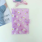 A5 A6 A7 Fresh Green Yellow Pink Daisy Loose Leaf Binder Cover Journal Sketchbook Accessories Diary Office Supplies Lootquake LLC