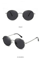 Steampunk Round Polarized Sunglasses With Prescription Women Men UV400 Anti-glare Myopia Sun Glasses Power 0 -0.5 -0.75 To -6.0