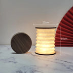 Foldable Table Lamp Touch Dimmable LED Portable Lantern Light USB Rechargeable Tent Read Bedroom Bedside Lantern Night Light Pi-Mart