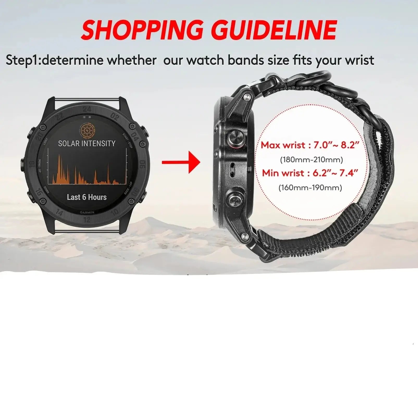 Genuine Leather Garmin Watch Strap - QuickFit Stylish Band - SJB-DIAMOND ELITES