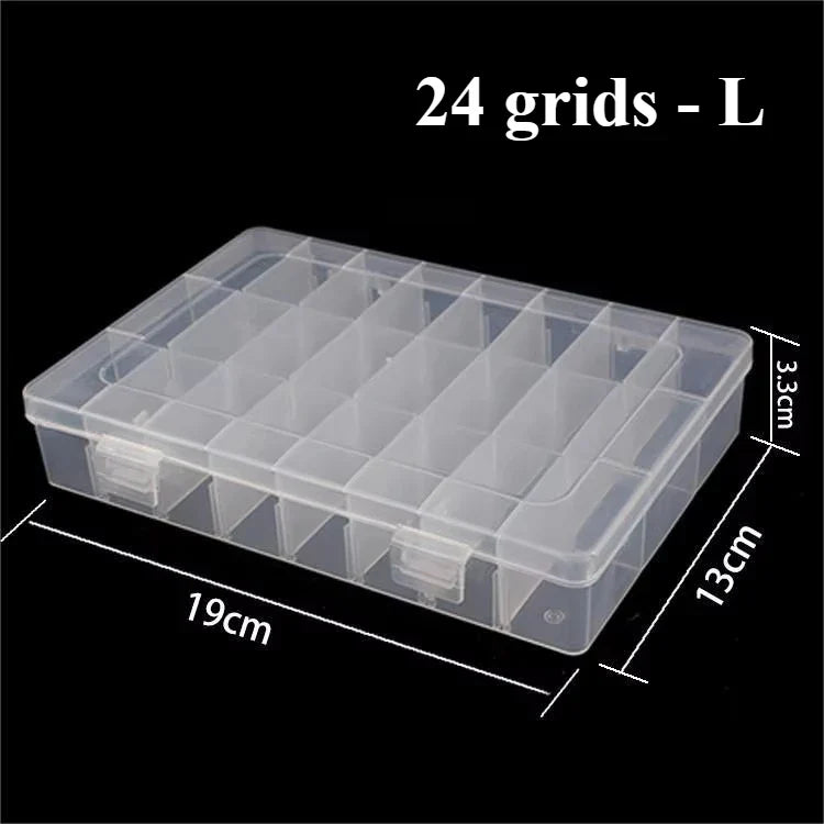 Mini Plastic Rectangular Storage Box Translucent Packing Box Dustproof Durable Strong Jewelry Case Container Home Storage