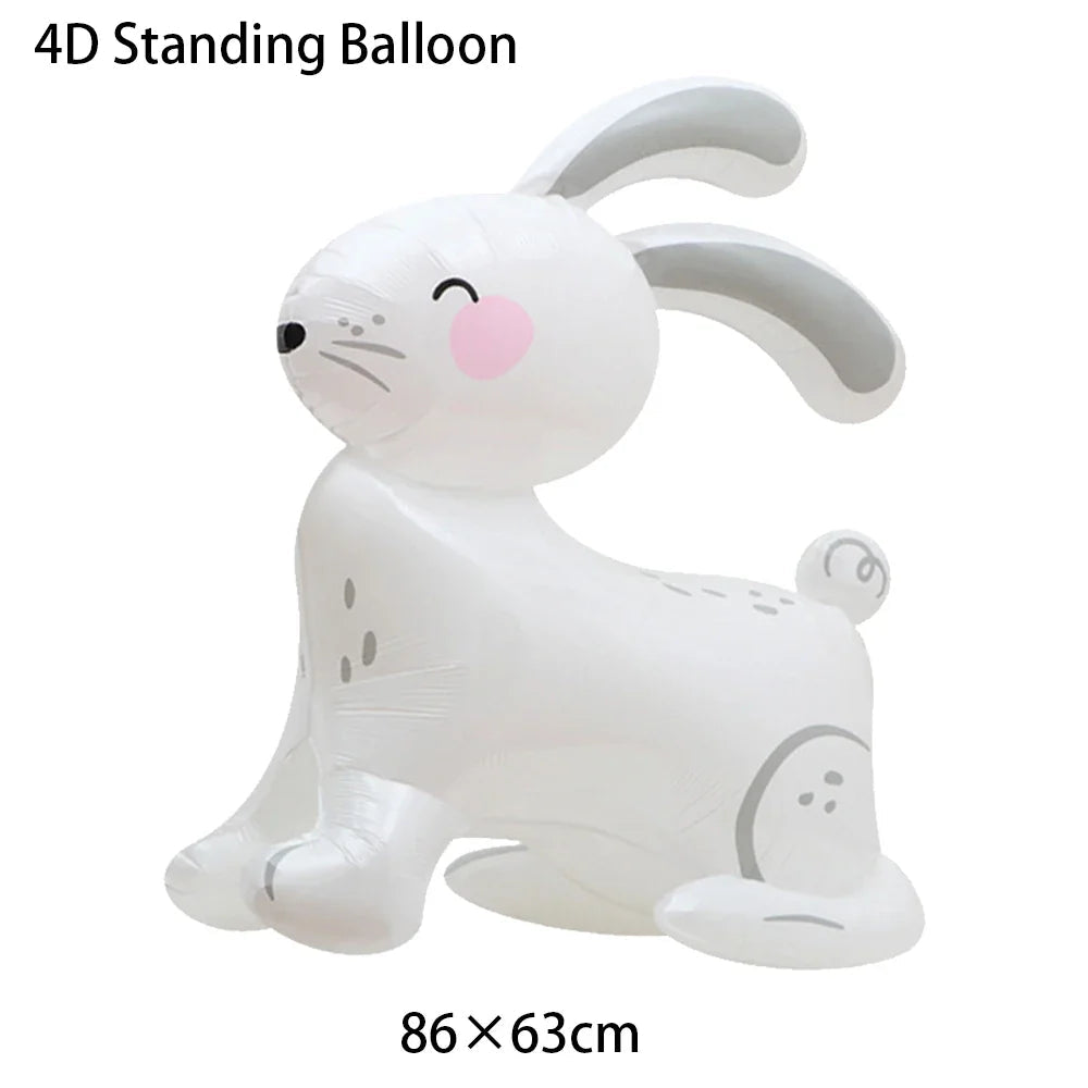 Easter Bunny Inflatables Balloon Decorations Standing Carrot Balloons Cute Carrot Rabbit Happy Easter Party Birthday Decorations Lootquake LLC