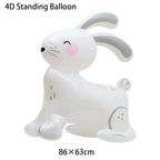 Easter Bunny Inflatables Balloon Decorations Standing Carrot Balloons Cute Carrot Rabbit Happy Easter Party Birthday Decorations Lootquake LLC