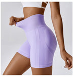 FlexiFit High-Waist Seamless Sports Shorts for Women