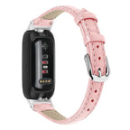 Fitbit Inspire 3 Slim Leather Band – Elegant Minimalist Strap - SJB-DIAMOND ELITES