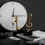 Musical Note Figurines Home Decoration Resin Golden Sculpture Home Decor Desk Piano Office TV Cabinet Ornaments Souvenirs Lootquake LLC