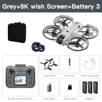 Lenovo Drone With screen RC 8K Professional HD Aerial Photography GPS Laser obstacle avoidance Three-axis gimbal Aircraft