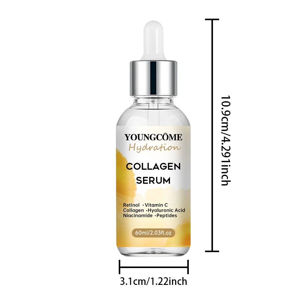 Collagen Face Serum Skincare Facial Essence Liquid Moisturizing Soothing Nourishing Face Serum Pore Shrink Skin Care Korea 2025 Lootquake LLC