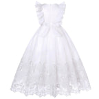 New Princess dress Large children's long dress Girl piano performance dress Festival party dress