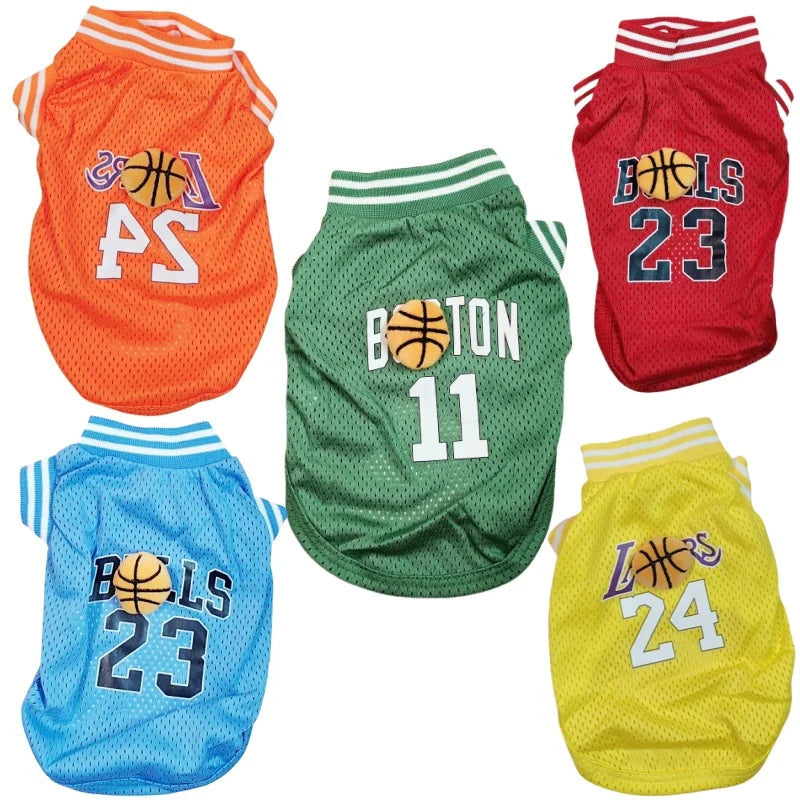 Mesh Breathable Pet Dog Clothes Puppy Vests Casual T-Shirt THRIXINE