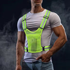 NightSafe Reflective Vest for Outdoor Sports THRIXINE