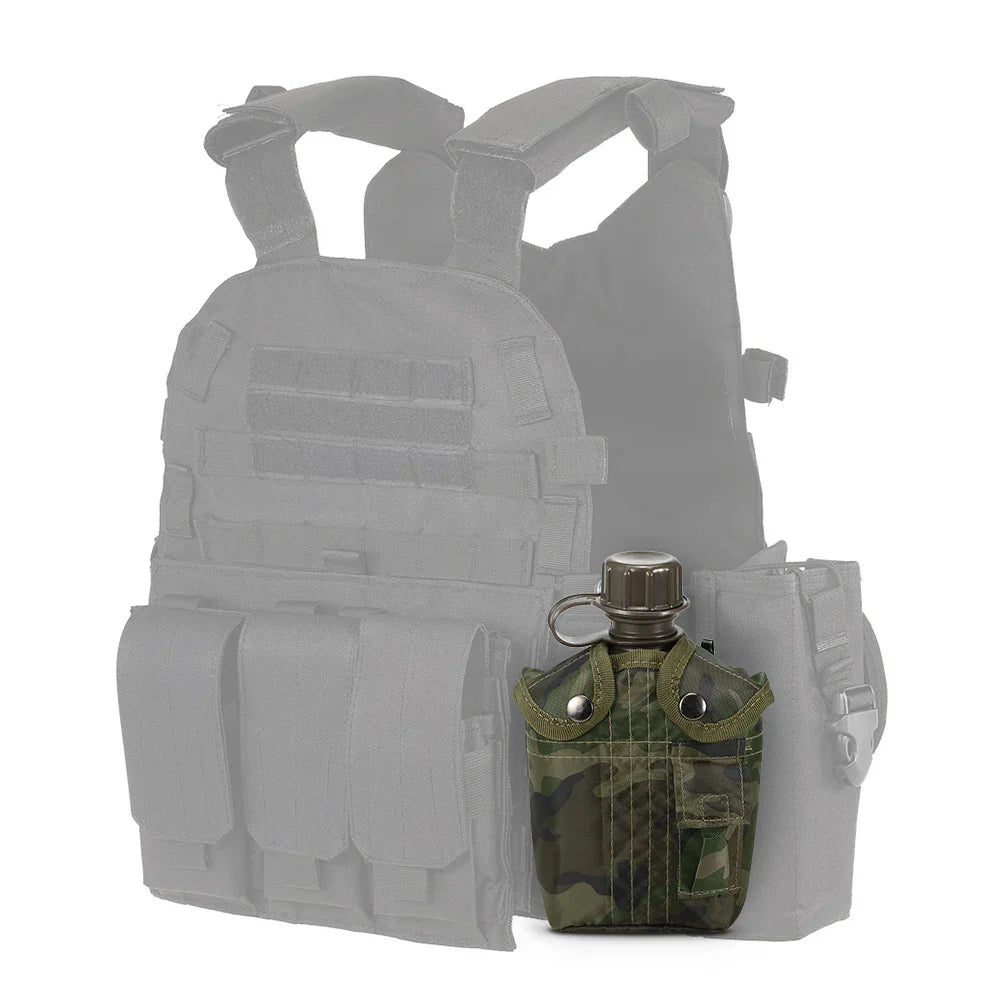 1L Military Canteen Bottle with Cover