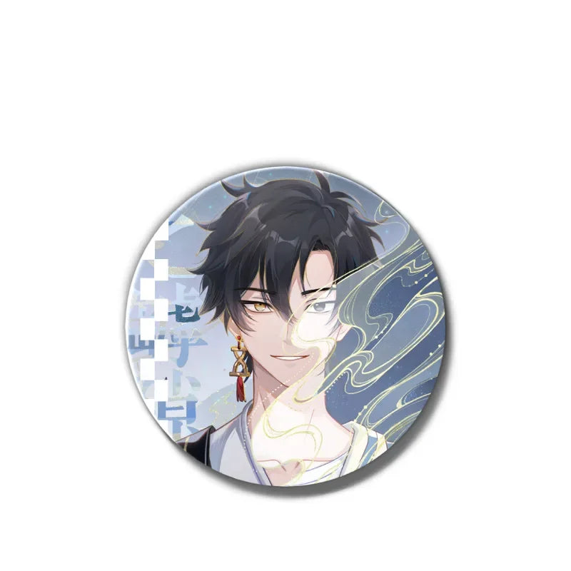 Anime Link Click Charles Lucas Jo Brooch Pin Badges Pins Cosplay Metal Brooches for Women Bag Accesorios Jewelry Fans Gifts