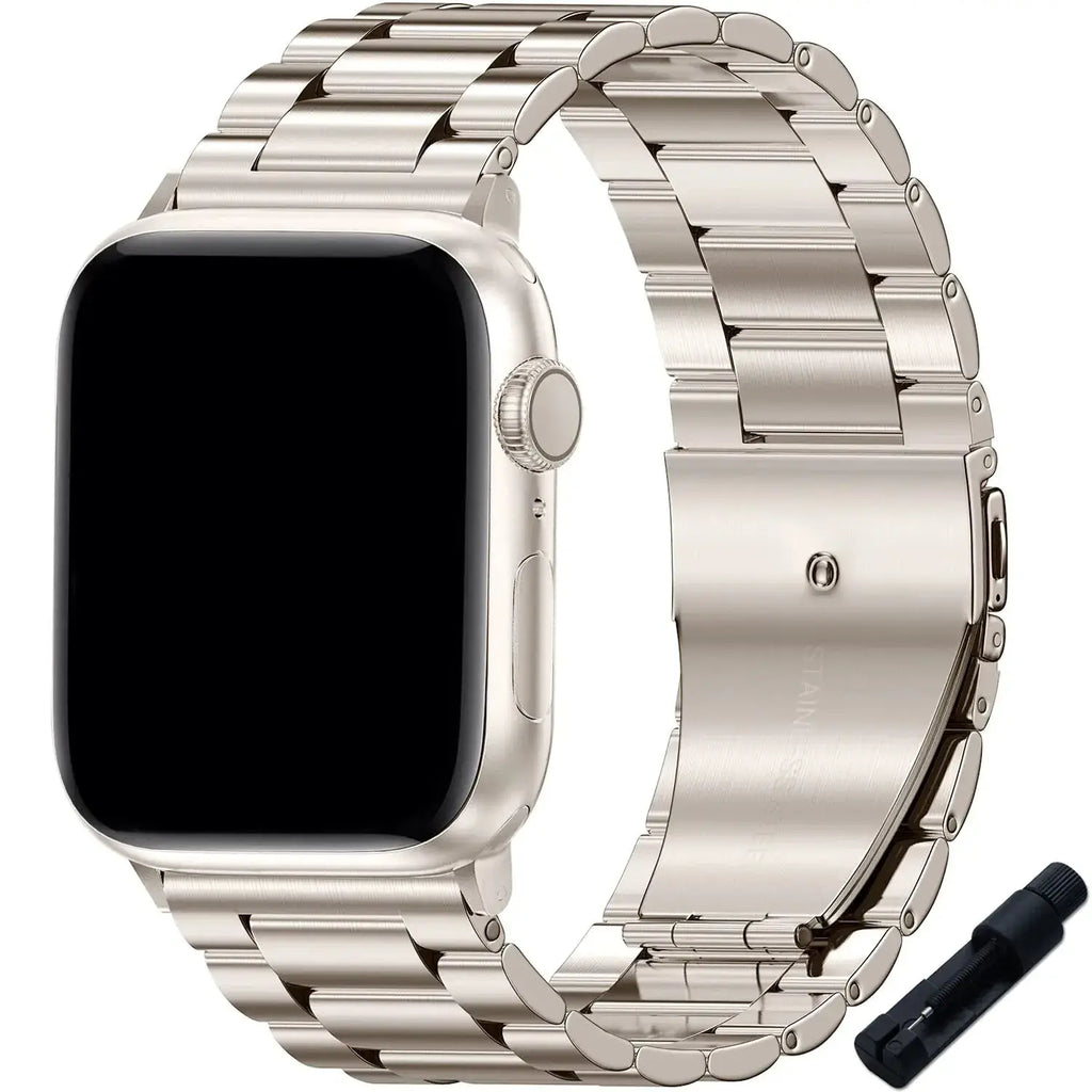 Apple Watch Stainless Steel Band - Sleek Durable Design - SJB-DIAMOND ELITES