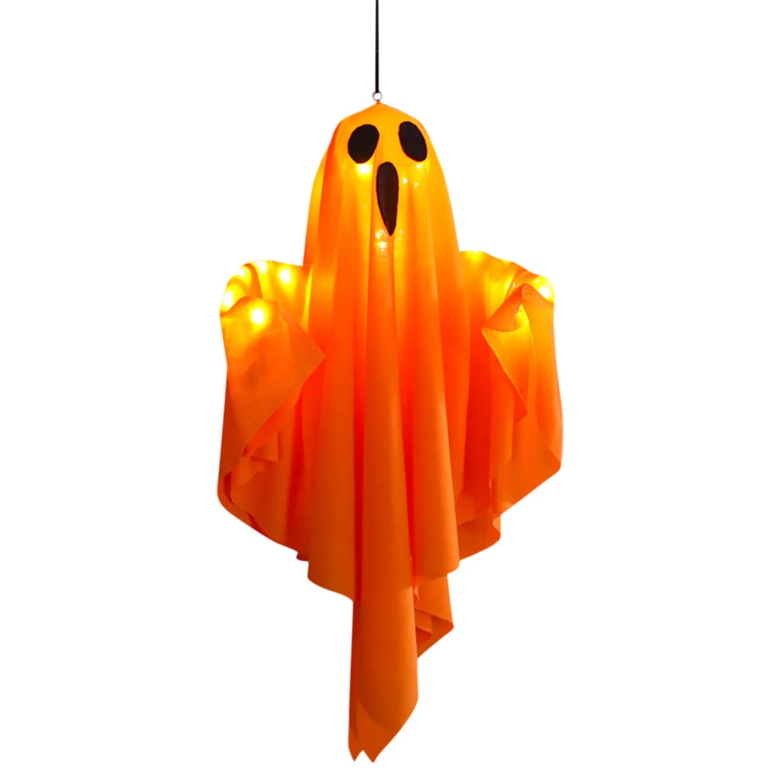 Halloween Ghost Hanging Decorations Halloween Hanging Light Up White Flying Ghosts Tree Window Wall Scary Ornament 50X40cm Lootquake LLC