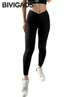 V-Lift Sharkskin High-Waist Leggings - SJB-DIAMOND ELITES