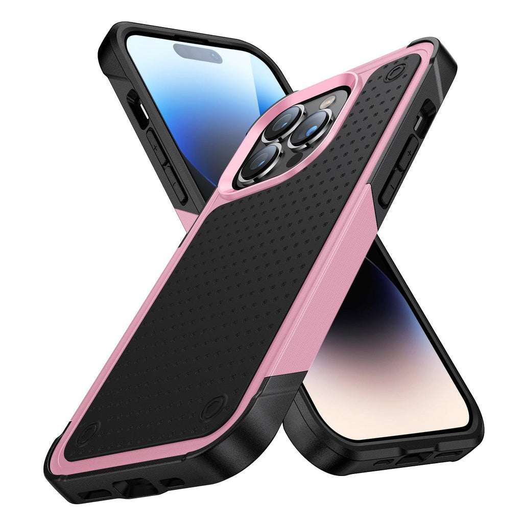 Business Black Shockproof Armor Case for iPhone 14 Pro Max 14 Plus 13 12 Hard Cover Heavy Duty Case Shockproof Ultra-Slim Non-slip iPhone Powerful Protective Phone Case for iPhone Stevvex