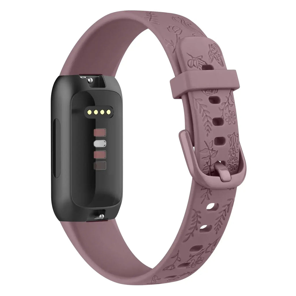 Fitbit Inspire 3 Silicone Band with Designs – Stylish Patterned Strap - SJB-DIAMOND ELITES