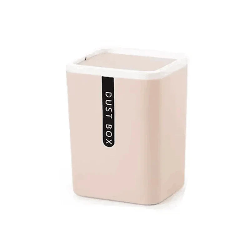 Creative Mini Small Waste Bin Desktop Garbage Basket Home Table Plastic Office Supplies Dustbin Trash Can Sundries Barrel Box Lootquake LLC