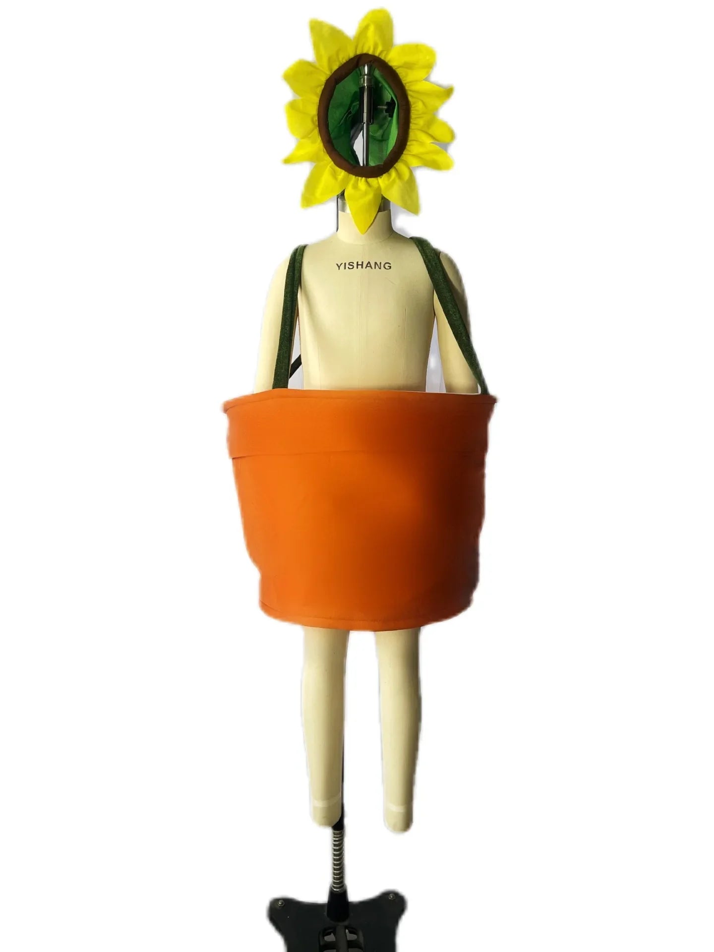 Halloween Flower Pot Costume Sunflower Costume with Headpiece for Adults Kids Cosplay Women Garden Theme Party Sunflower Lootquake LLC