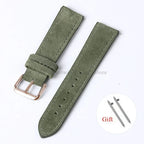 Motorola Moto Vintage Suede Leather Quick Release Watch Band Strap
