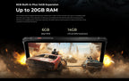 HOTWAV R9 Pro Rugged Tablet 11'' FHD+ 2K Display 20080mAh Massive Battery Pad Android 14 6GB 256GB Camera Global 4G Tablet PC Lootquake LLC