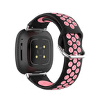 Fitbit Versa & Sense Silicone Band - Breathable Stylish Straps - SJB-DIAMOND ELITES