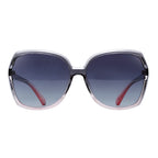 BARCUR Oversized Square Polarized Sunglasses for Women – Fashion Gradient Lens Summer Eyewear with UV400 Protection – Lightweight PC Comfortable Frame Trendy Street Style Shades for Summer Shopping Beach & Travel