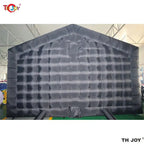 7x5m Disco Light N Fog Machine Black Cube Blow Up Bar Tent Inflatable Nightclub Portable Inflatable Party Tent Free Air Shipping