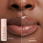 Silky Lip Gloss-Waterproof, Long-Lasting Moisturizing Liquid Lipstick with Mirror Finish, Non-Sticky, Full Shine, Fade-Resistant