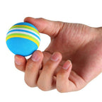 10pcs Cat Toy Balls Interactive for Indoor Cat Red Rainbow Soft Foam Puppies Toy Balls Activity Chase Quiet Play Sponge Ball  Toy Balls for Dog Puppies Kittens Stevvex