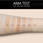 CHARMACY Foundation Makeup Base Liquid Concealer Professional Makeup Long Lasting Oil Control Matte Liquid Foundation Cosmetics