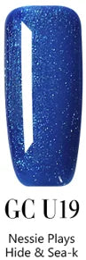 New 198 Colors Rose Gold opies Gel Nail Polish Manicure Set Glitter Nail Gel Semi Permanent Base Top Coat UV Gel Nail Art