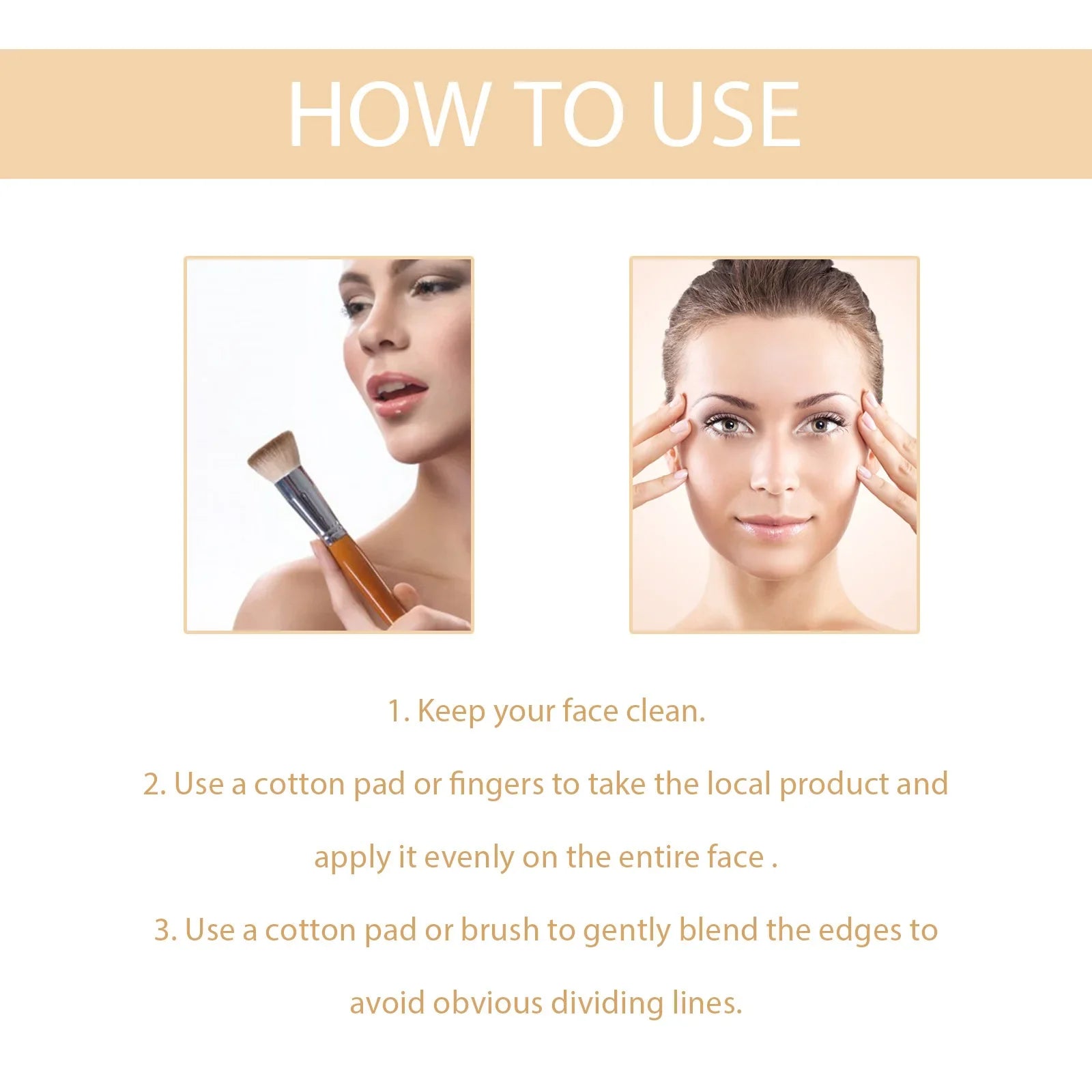 Makeup Base Face Liquid Natural Concealer Full Coverage Moisturizer Oil-control Sunscreen Waterproof Foundation Cream Cosmetics