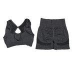 Yoga Women's Fitness Suit Shorts Workout Set THRIXINE