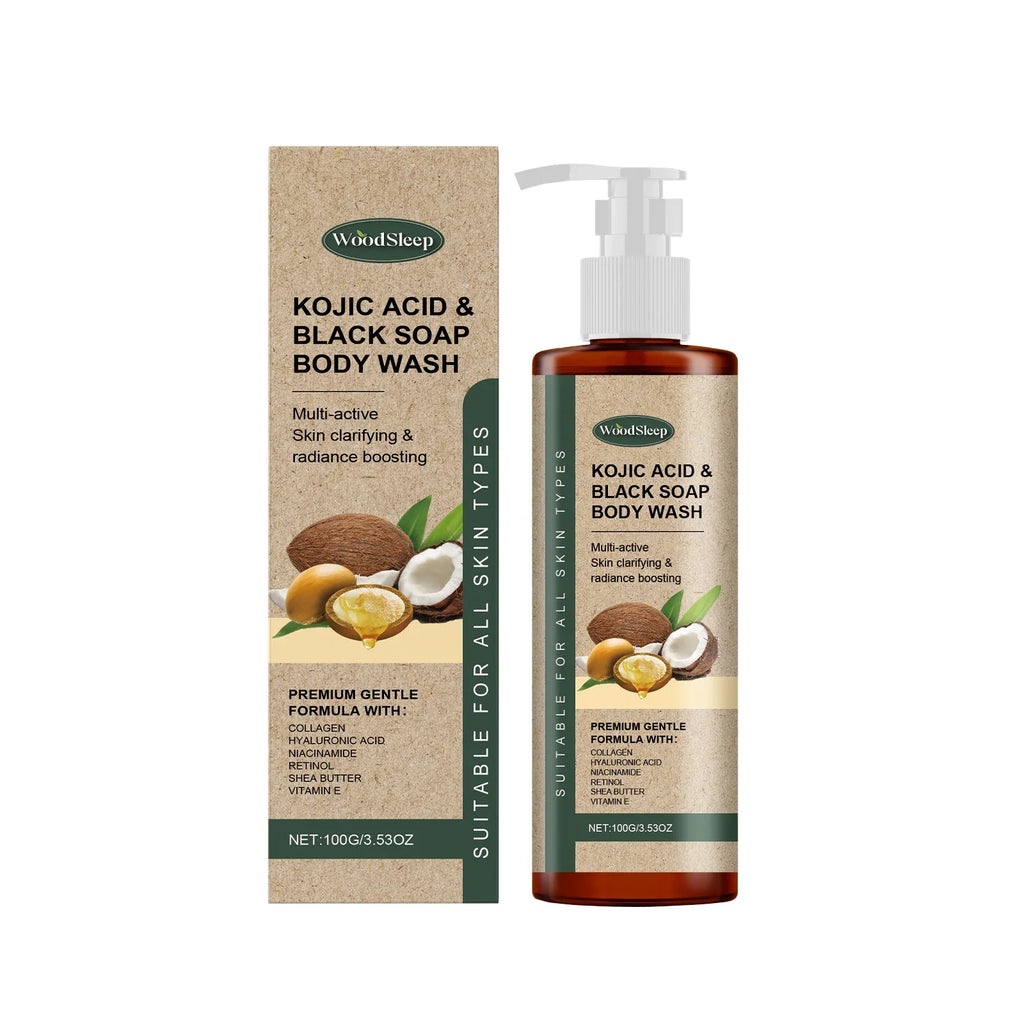 Collagen Shower Gel Brighten Body Lighten Fine Lines Oil Control Lasting Fresh Hydrating Skin Exfoliator Kojic Acid Body Wash Lootquake LLC